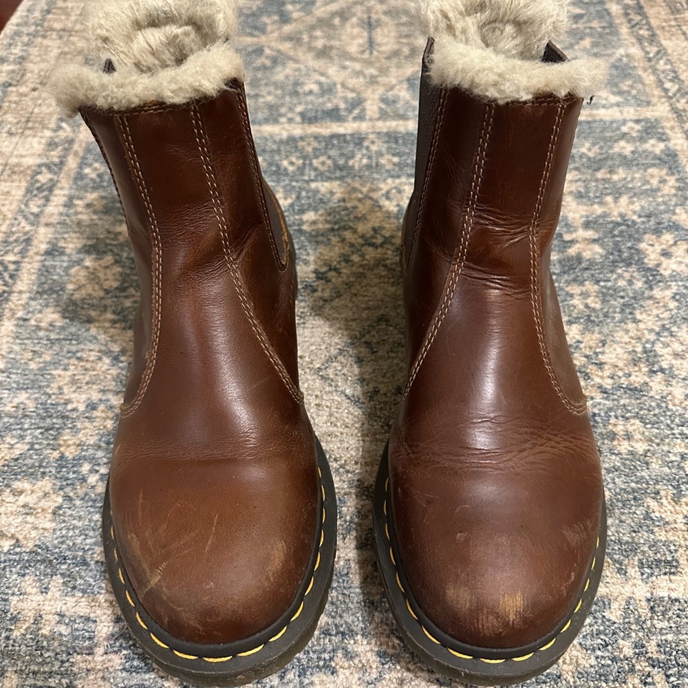 Dr. Martens Boots with Fur Lining